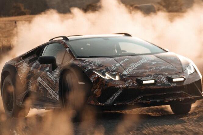 Huracan Sterrato, un prototype presque méconnaissable. Huracan Sterrato, un prototipo quasi irriconoscibile