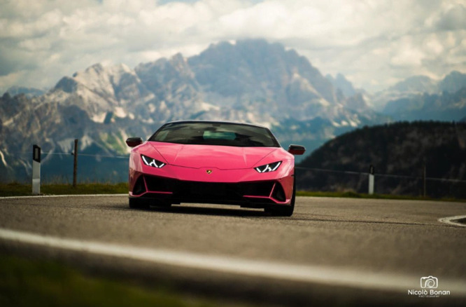 Lamborghini Huracan Evo, drifting con brivido