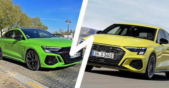 Audi S3 versus Audi RS3