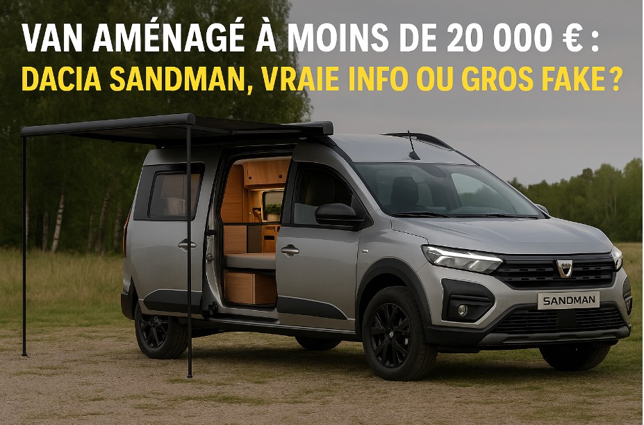 dacia sandman van aménagé à moins de 20 000 euros vrai ou faux 